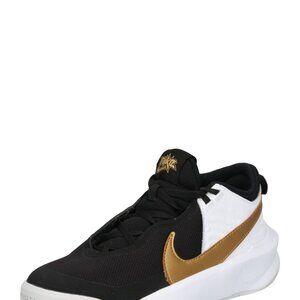NWT Nike Boy's' Team Hustle D 10 Basketball Sneaker,Black/Gold/White-Size 6 M